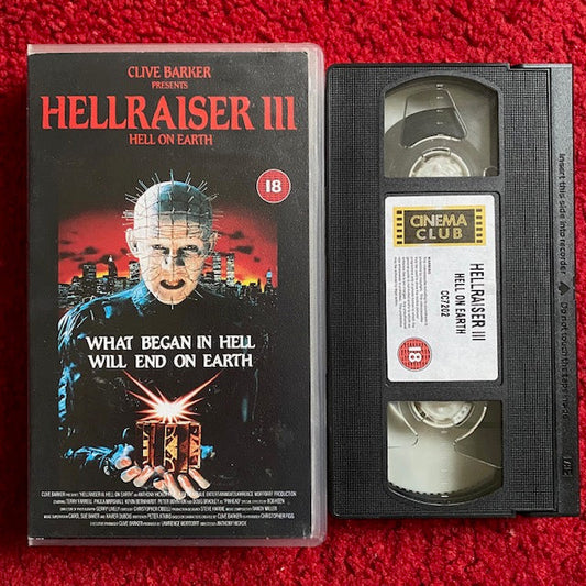 Hellraiser III: Hell On Earth VHS Video (1992) CC7202