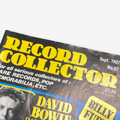 1987 David Bowie - Rare Picture Sleeves - Record Collector Magazine