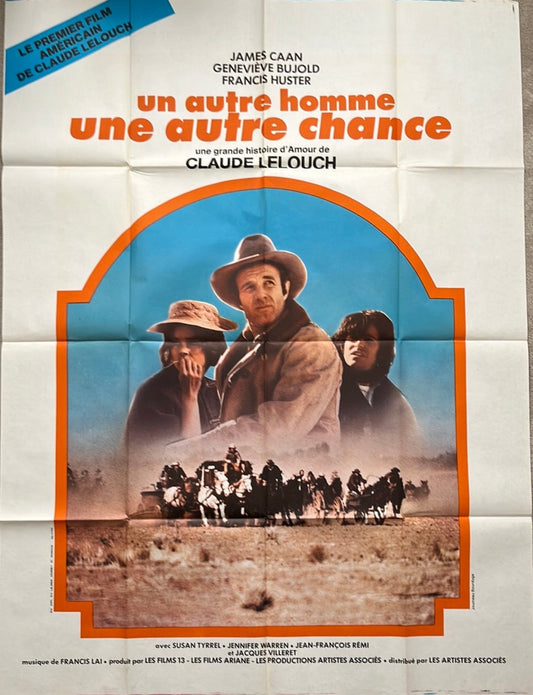 Another Man, Another Chance - Un Autre Homme Une Autre Chance (1977) Original French One Panel Cinema Poster