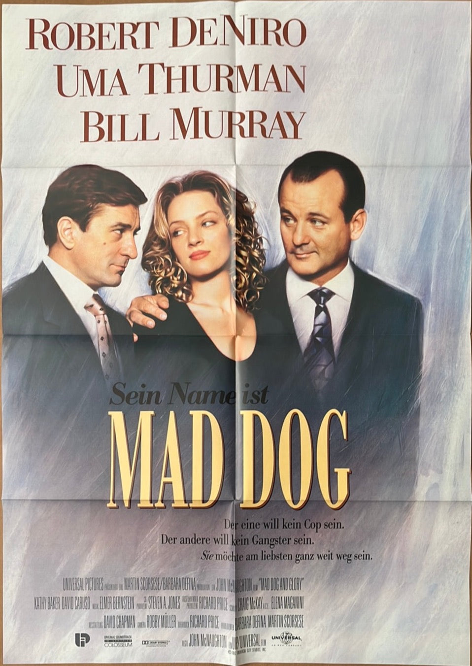Mad Dog & Glory (1993) Original German A1 Cinema Poster