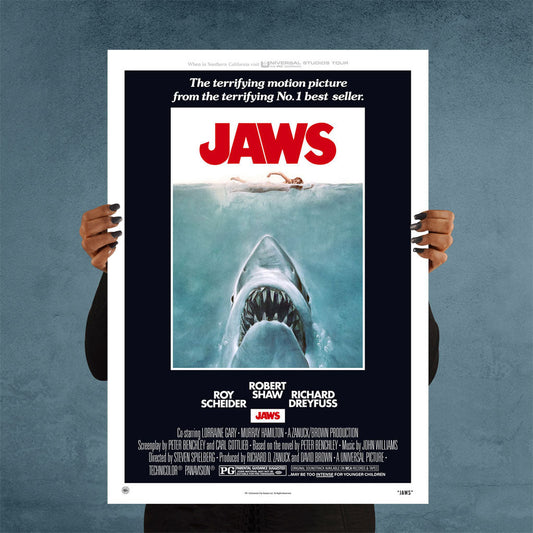 Officially Licensed - Jaws Movie Print