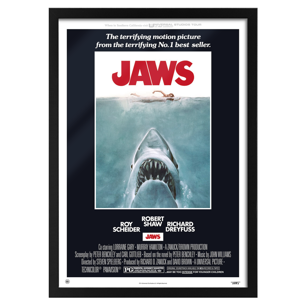 Officially Licensed - Jaws Movie Print