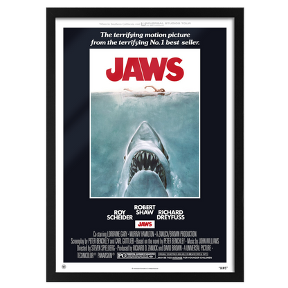 Officially Licensed - Jaws Movie Print
