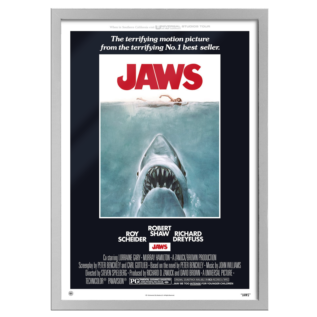 Officially Licensed - Jaws Movie Print