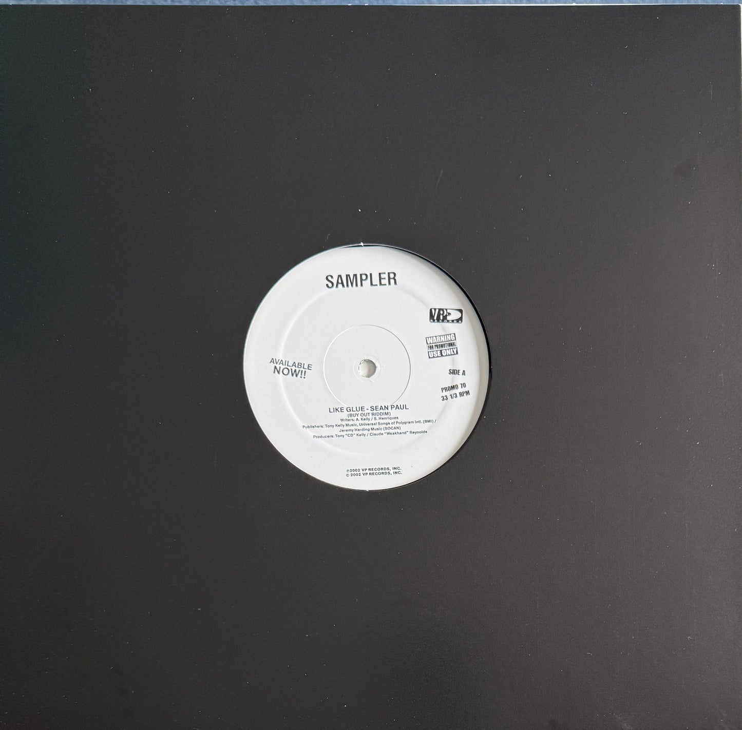Sean Paul – Like Glue – VP Records – 2002