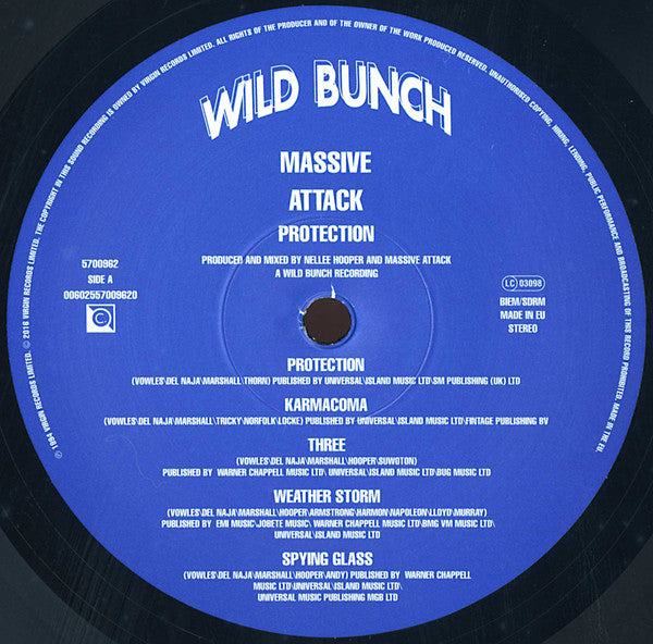 Massive Attack – Protection • 1994 Trip-Hop Album on Vinyl LP