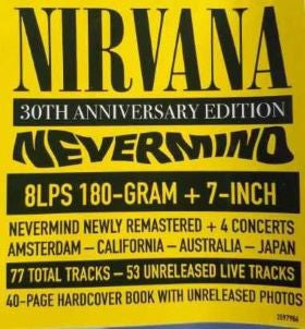 Nirvana – Nevermind (30th Anniversary Edition) Grunge / Rock · Limited Edition Box Set
