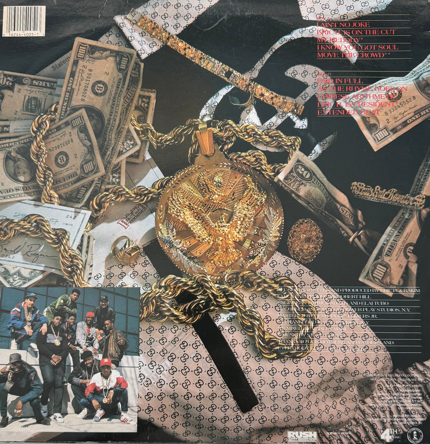 Eric B. & Rakim – Paid In Full – 4th & Broadway – 1987