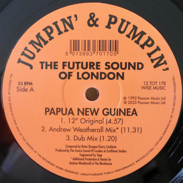 The Future Sound of London – Papua New Guinea • 12″ Vinyl Single,