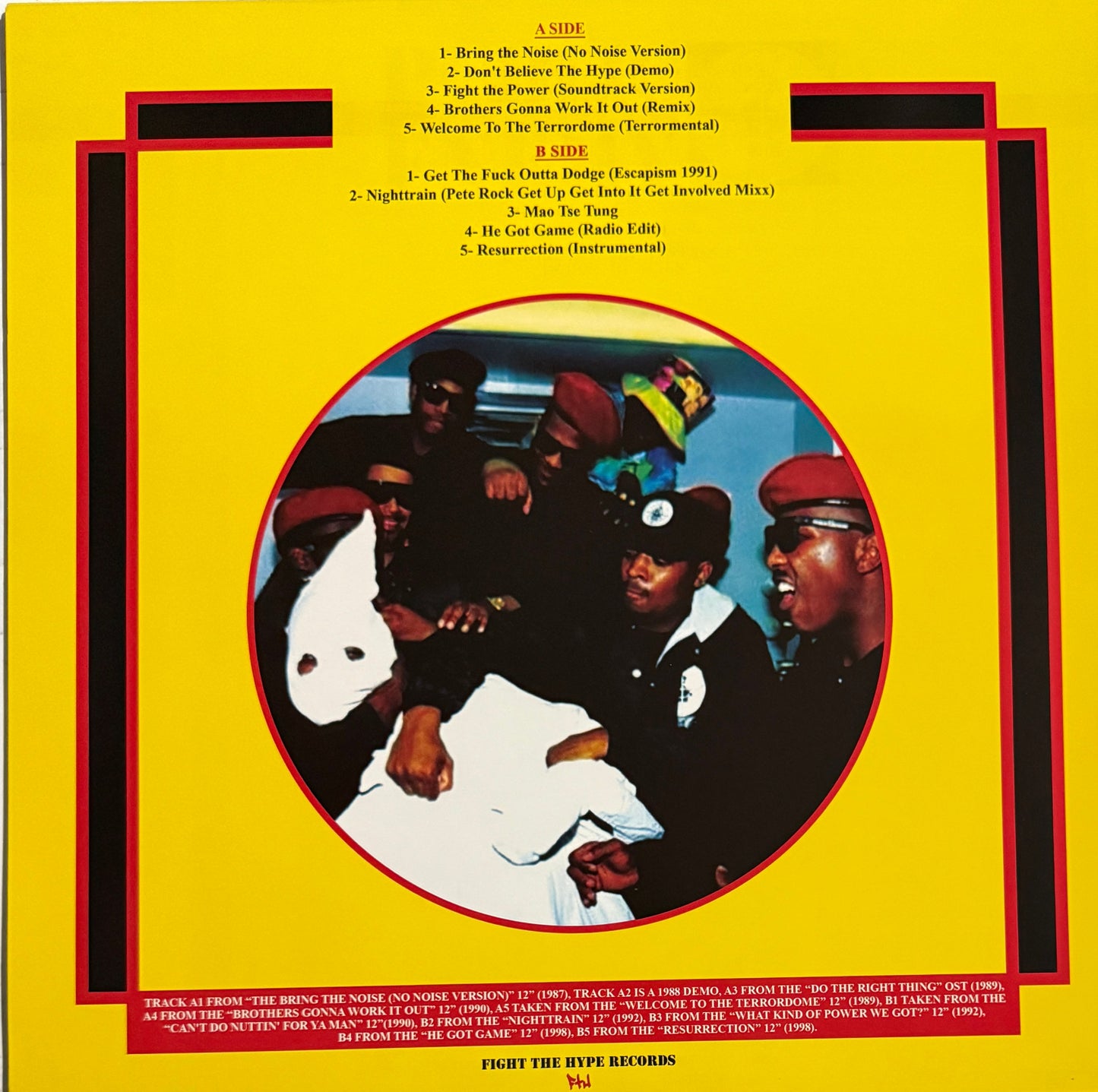 Public Enemy – Hidden Enemies: B Sides, Instrumentals, Demos, Remixes (12" Vinyl LP)