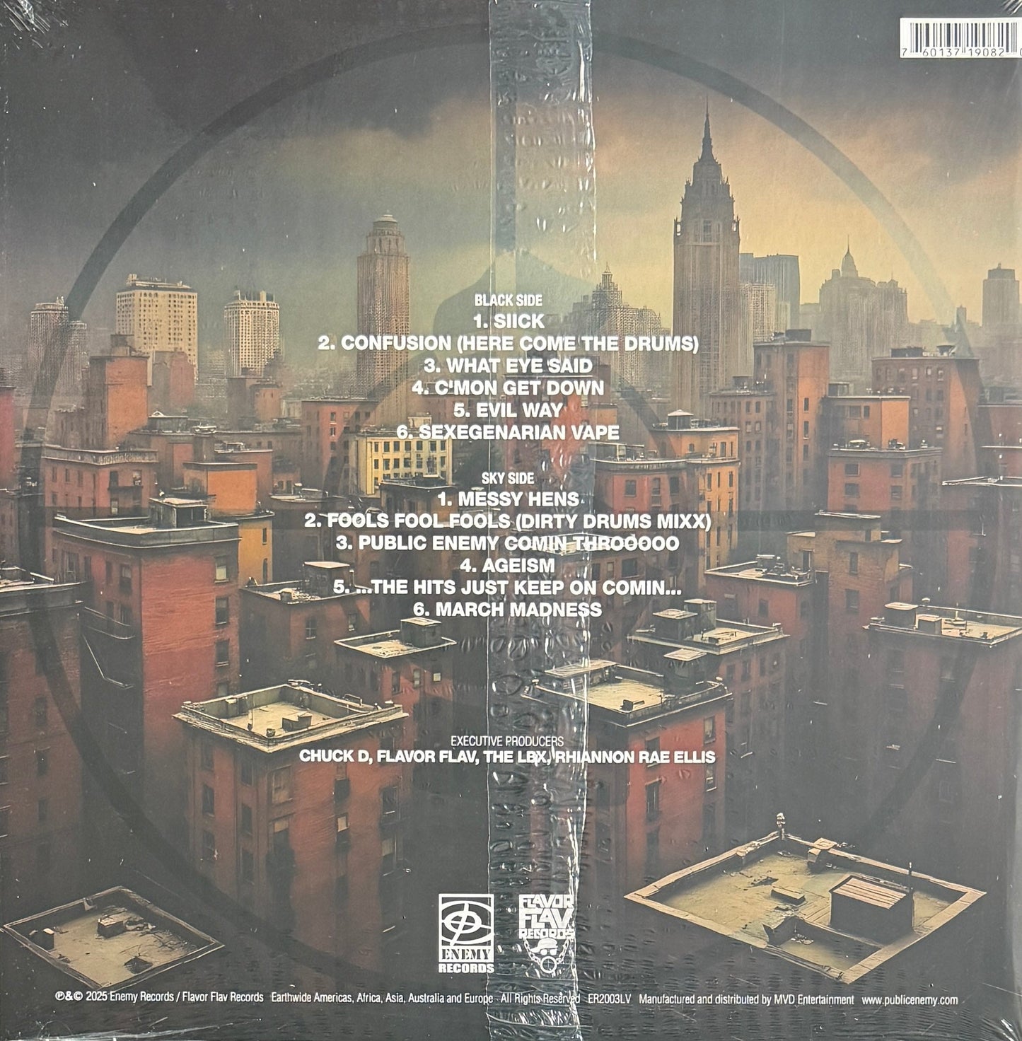 Public Enemy – Black Sky Over The Projects: Apartment 2025 Vinyl