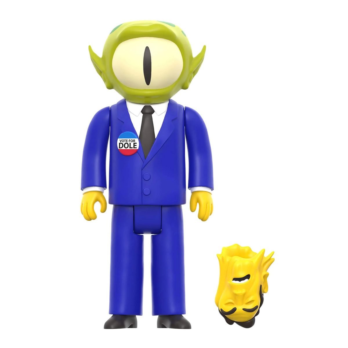 Super7 Reaction - Simpsons Treehouse Of Horror - KANG DOLE 3 3/4 Figure