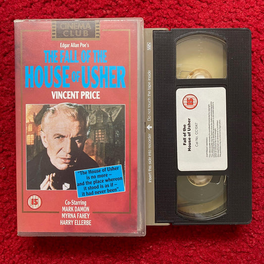The Fall of the House of Usher VHS Video (1960) CC1047