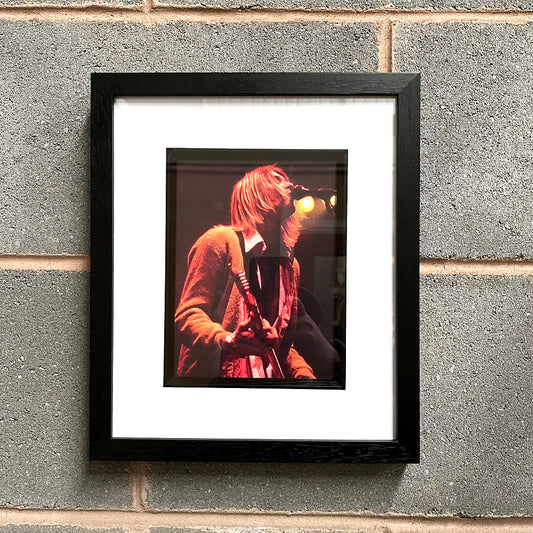 Nirvana - Kurt Cobain Framed Luxury 90's Original Magazine Print 38cm x 31cm
