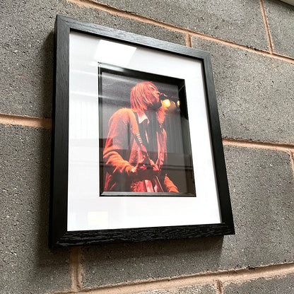 Nirvana - Kurt Cobain Framed Luxury 90's Original Magazine Print 38cm x 31cm