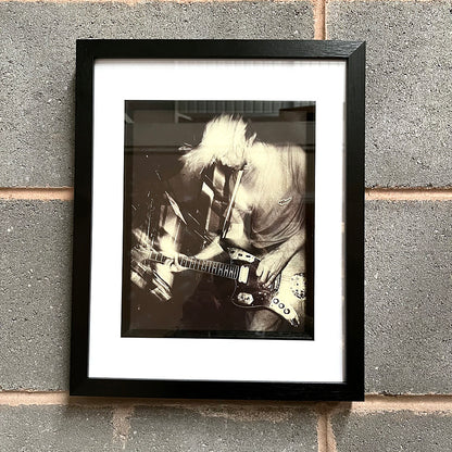 Nirvana - Kurt Cobain Gig Framed Luxury 90's Original Magazine Print 33cm x 28cm