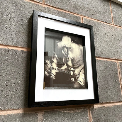 Nirvana - Kurt Cobain Gig Framed Luxury 90's Original Magazine Print 33cm x 28cm