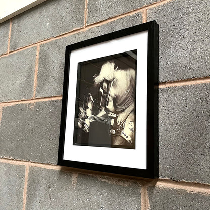 Nirvana - Kurt Cobain Gig Framed Luxury 90's Original Magazine Print 33cm x 28cm
