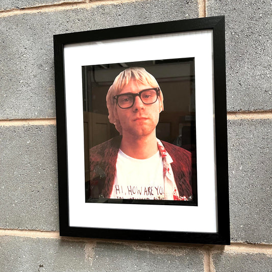 Nirvana - Kurt Cobain Glasses Original Magazine Print 38cm x 31cm