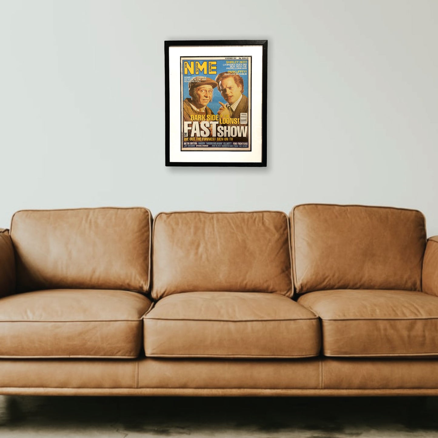 The Fast Show - Framed Luxury Original 1997 NME Magazine 53cm x 43cm