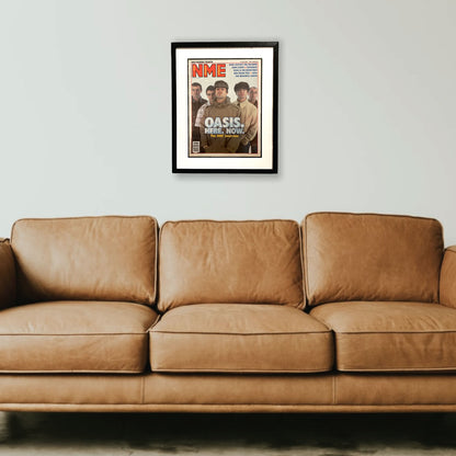Oasis - Be Here Now Framed Luxury Original 1997 NME Magazine 53cm x 43cm